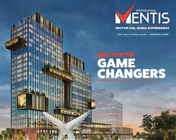  Office Space – Exterior View View at GYGY Mentis, Sector 140 Noida - for Sale