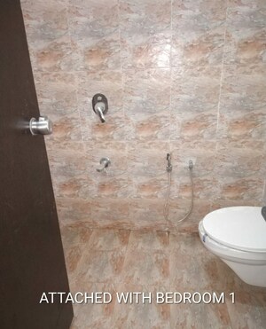 Bathroom in 3 BHK Apartment at Sargaasan – for Rent