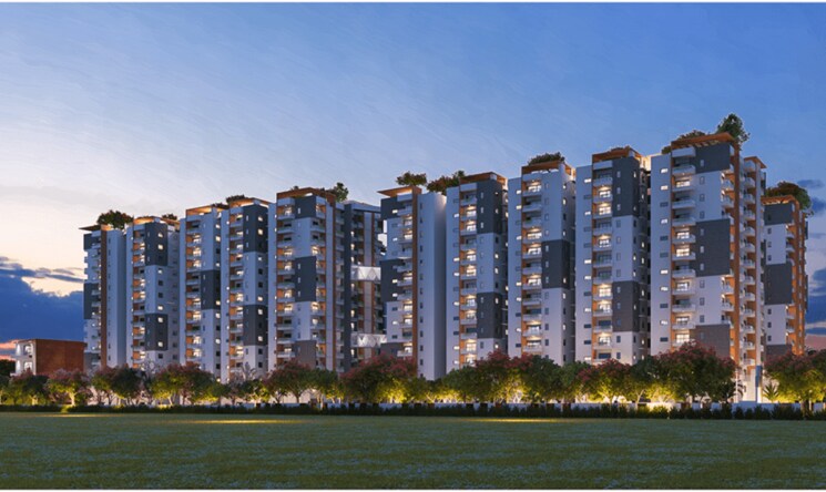 Exterior View, hallmark-skyrena 3 Bedroom 1935 Sq.Ft. Apartment In Narsingi Hyderabad 9574647