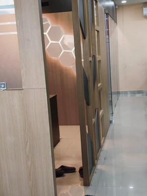 Building Lobby in  Office Space at Bharti Astra Towers, New Town – for Rent