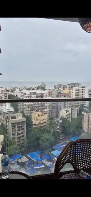 Balcony in 4 BHK Apartment at Joy Legend, Khar West – for Rent