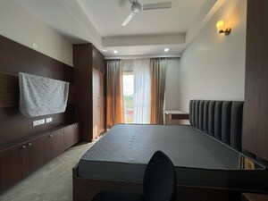 Bedroom in 1 BHK Builder Floor at Ansal Sushant Lok I, Sector 43 – for Rent