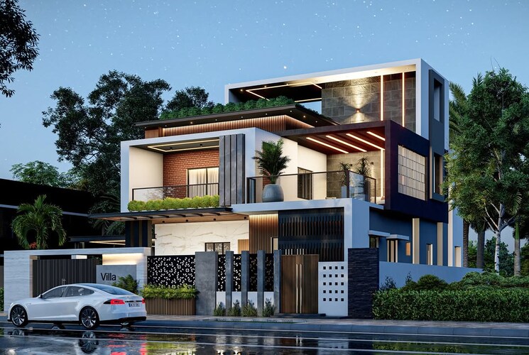 Exterior View, vilankurichi 4 Bedroom 3000 Sq.Ft. Villa In Vilankurichi Coimbatore 9574780