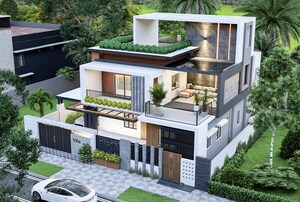 4 BHK Villa – Exterior View View at Vilankurichi - for Sale