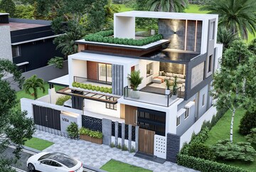 4 BHK Villa – Exterior View View at Vilankurichi - for Sale