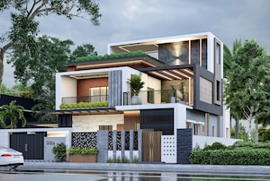 4 BHK Villa – Exterior View View at Vilankurichi - for Sale