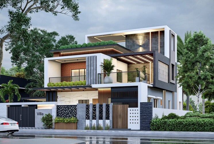 Exterior View, vilankurichi 4 Bedroom 3000 Sq.Ft. Villa In Vilankurichi Coimbatore 9574780