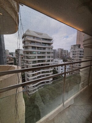 Balcony in 4 BHK Apartment at Ebony Apartment, Bandra West – for Rent