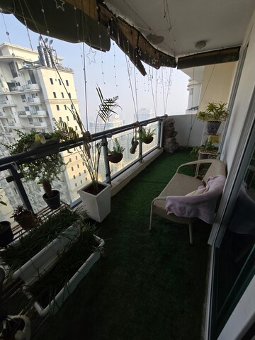 Balcony in 4 BHK Apartment at Mahagun Mezzaria, Sector 78 – for Rent