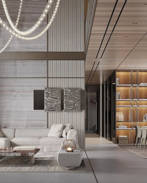 Living Room in 4 BHK Independent House at Neelambur – for Sale