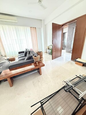Living Room in 4 BHK Apartment at Benchmark Solus, Bandra West – for Rent