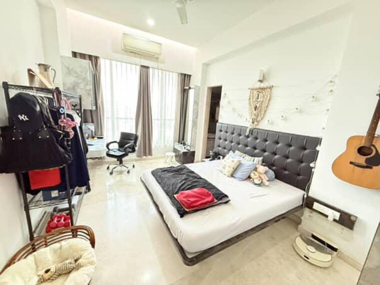 Bedroom, benchmark-solus 4 Bedroom 1800 Sq.Ft. Apartment In Bandra West Mumbai 9574901