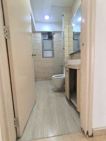 Bathroom in 2.5 BHK Apartment at Wadhwa Imperial Heights, Goregaon West – for Rent