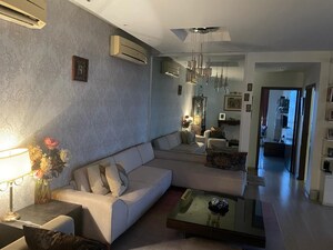 Living Room in 2.5 BHK Apartment at Oberoi Realty Woods, Goregaon East – for Rent