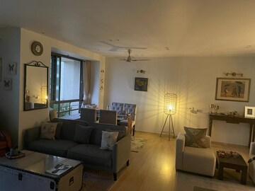 Living Room in 2.5 BHK Apartment at Oberoi Realty Woods, Goregaon East – for Rent