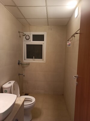 Bathroom in 3.5 BHK Apartment at Bhartiya Nikoo Homes Phase 2, Thanisandra Main Road – for Rent