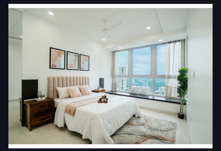 Bedroom, oberoi-realty-exquisite 3 Bedroom 1300 Sq.Ft. Apartment In Goregaon East Mumbai 9575326