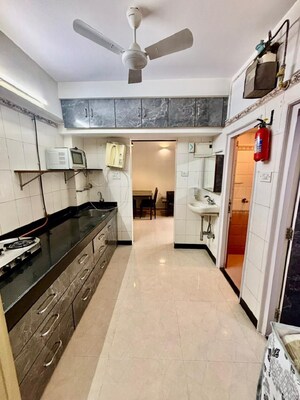 Kitchen in 1 BHK Apartment at Khar West – for Rent