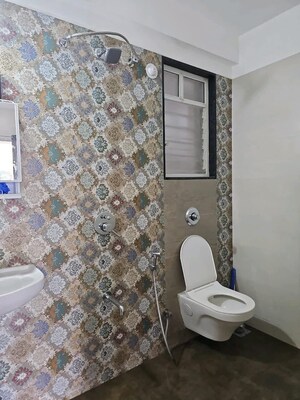 Bathroom in 2 BHK Apartment at Dhanori – for Rent