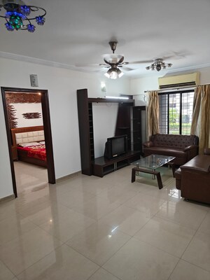 Living Room in 3.5 BHK Apartment at Bhaktamar Residency, Wadgaon Sheri – for Rent
