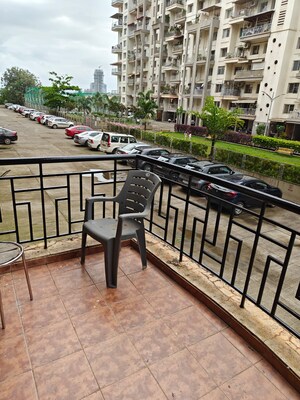 Balcony in 3.5 BHK Apartment at Bhaktamar Residency, Wadgaon Sheri – for Rent