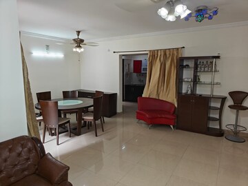 Living Room in 3.5 BHK Apartment at Wadgaon Sheri – for Rent