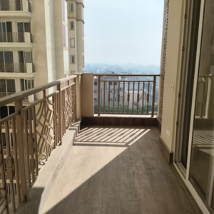 Balcony in 3 BHK Apartment at Aerocity – for Rent