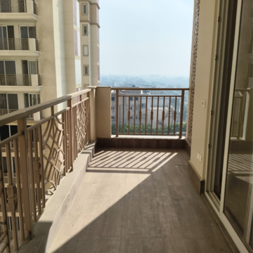 Balcony in 3 BHK Apartment at Aerocity – for Rent