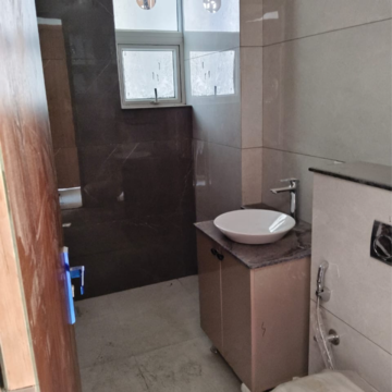 Bathroom in 3 BHK Apartment at Aerocity – for Rent