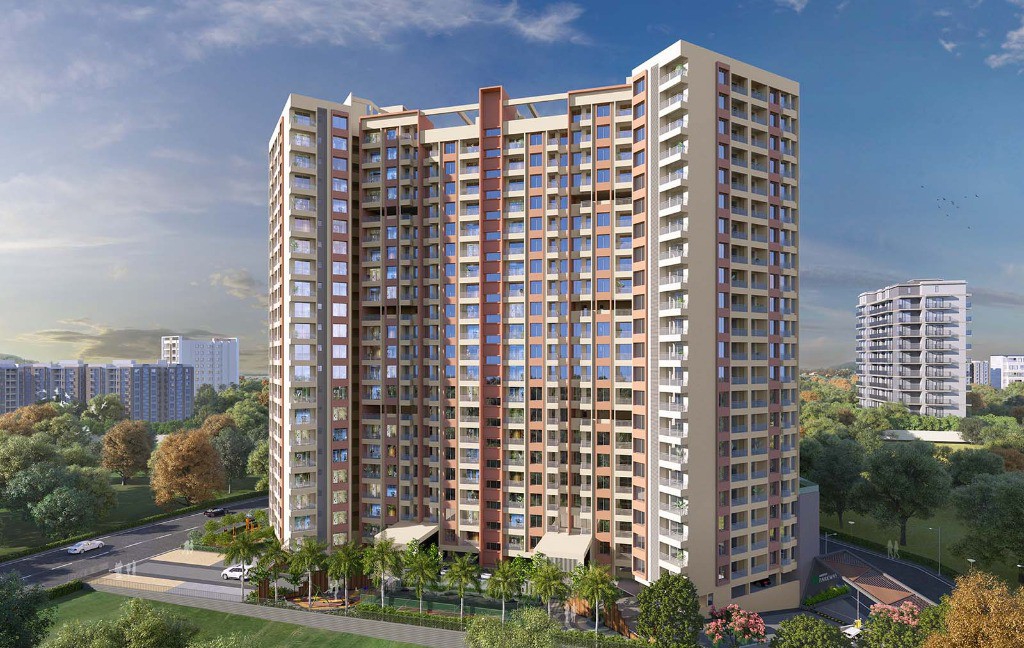 2 BHK 584 Sq.Ft. Apartment in Kiran Sky Tree Tower