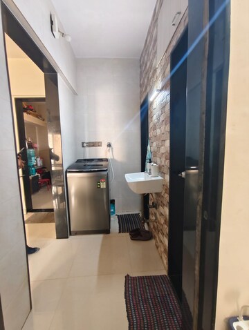 Bathroom in 1 BHK Apartment at Asmita Jyoti CHS, Malad West – for Rent