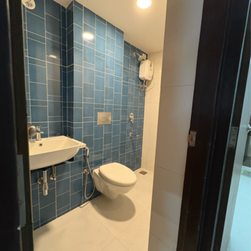 Bathroom in 2 BHK Apartment at Lodha Amara Tower 32 And 33, Sandoz Baug – for Rent