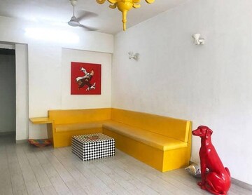 Living Room in 2 BHK Apartment at Juhu – for Rent