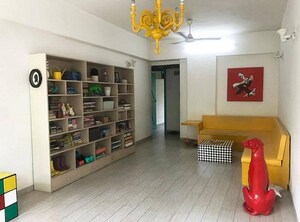 Living Room in 2 BHK Apartment at Juhu – for Rent