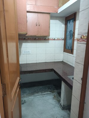 Kitchen in 1 RK Builder Floor at Nirman Vihar – for Rent