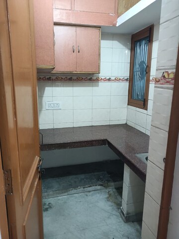 Kitchen in 1 RK Builder Floor at Nirman Vihar – for Rent