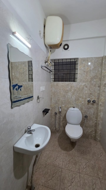 Bathroom in 2 BHK Apartment at Vignana Nagar – for Rent