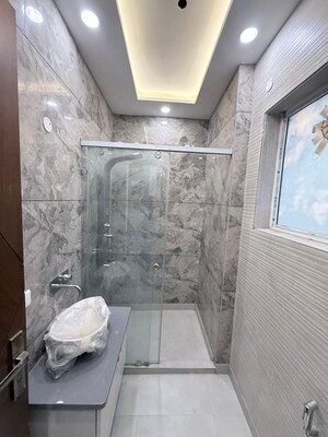 Bathroom in 3 BHK Builder Floor at Paschim Vihar – for Rent