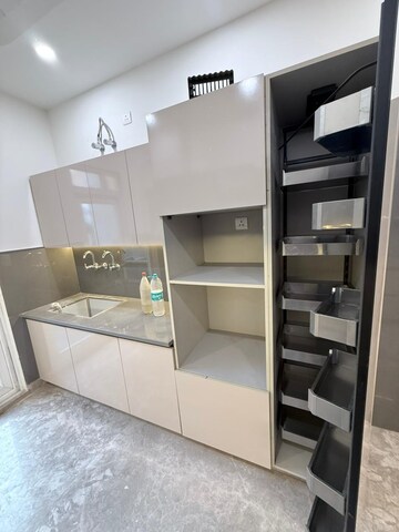 Kitchen in 3 BHK Builder Floor at Paschim Vihar – for Rent