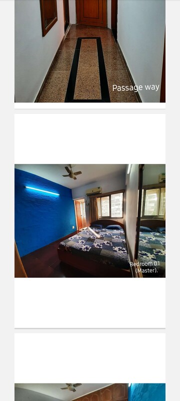 Bedroom in 3 BHK Apartment at Bandra West – for Rent