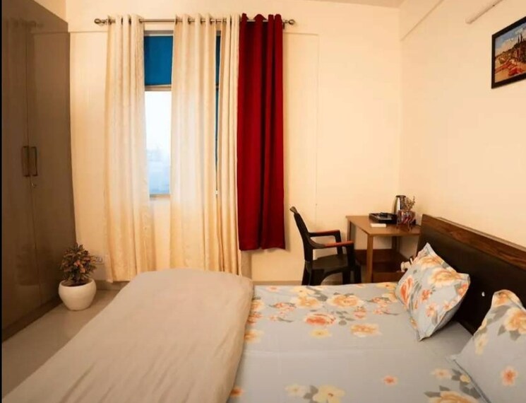 Bedroom, gomti nagar 3 Bedroom 1200 Sq.Ft. Apartment In Gomti Nagar Lucknow 9576192