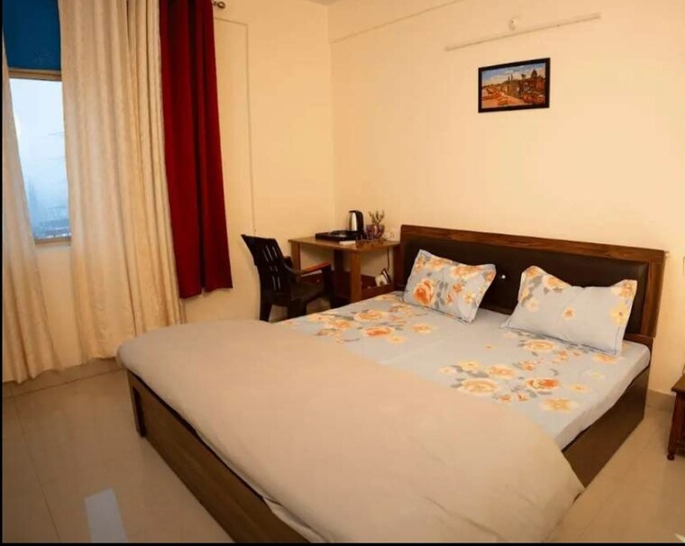 Bedroom, gomti nagar 3 Bedroom 1200 Sq.Ft. Apartment In Gomti Nagar Lucknow 9576192