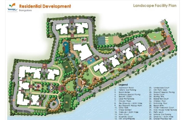 Master Plan, ramky-one-karnival 2 Bedroom 1105 Sq.Ft. Apartment In Electronic City Phase I Bangalore 9576201