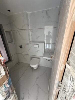 Bathroom in 2 BHK Apartment at Mayfair Maaya, Khar West – for Rent