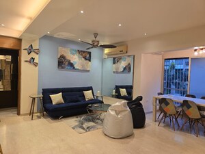 Living Room in 2 BHK Apartment at Gods Gift Tower Bandra, Bandra West – for Rent
