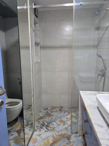 Bathroom in 2 BHK Apartment at Gods Gift Tower Bandra, Bandra West – for Rent