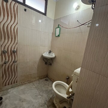 Bathroom in 3 BHK Builder Floor at Kotla Mubarakpur – for Rent
