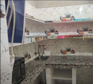 Kitchen in 1 BHK Villa at Charbagh – for Rent
