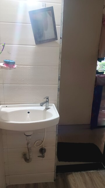 Bathroom in 1 BHK Apartment at Om Sai Plaza, Ghodbunder Road – for Rent