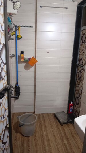 Bathroom in 1 BHK Apartment at Om Sai Plaza, Ghodbunder Road – for Rent